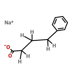 Структура препарата: Фенилбутират натрия/таурурсодиол