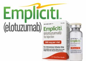 Эмплисити® (элотузумаб) зарегистрирован для терапии множественной миеломы в комбинации с помалидомидом и дексаметазоном